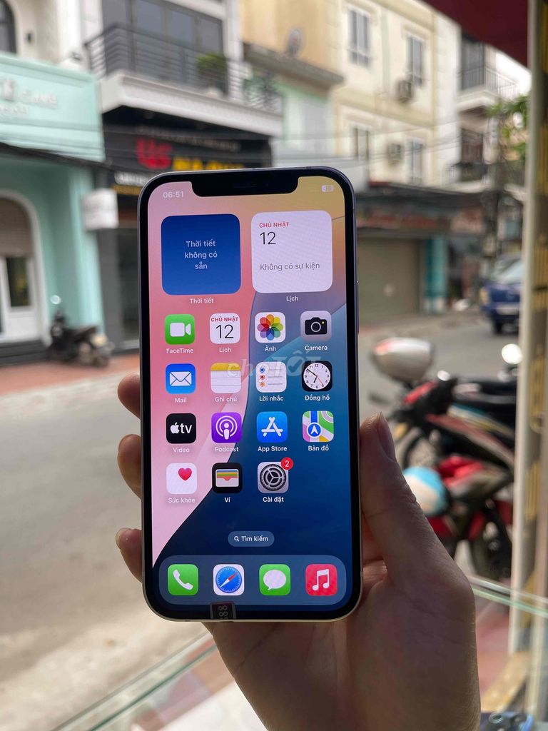 iPhone 12 -128GB, 2 Sim vật lý Zin All, Đẹp 99%. Mua bán Điện thoại tại Quận Lê Chân Hải Phòng được đăng bởi Huy Tưởng Mobile hình 1