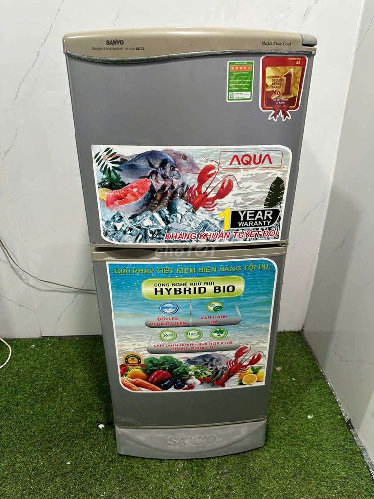 Tủ lạnh Sanyo 120l chạy êm lợi điện fjjd