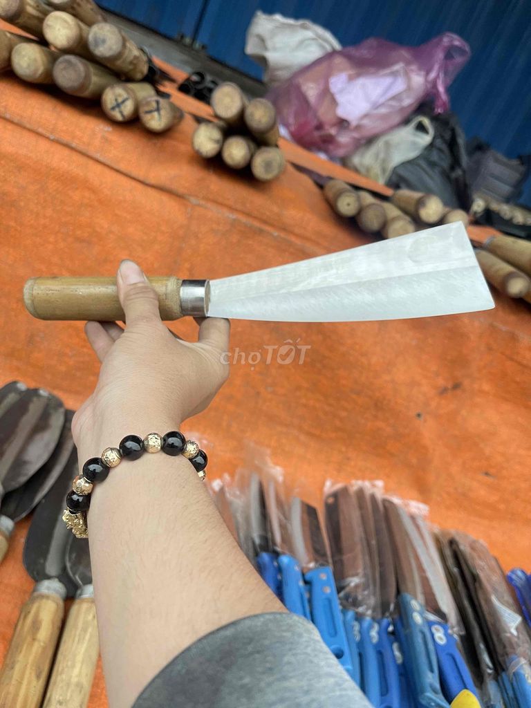 Dao Thép không gỉ cán tre loại nhỏ. Mua bán Dụng cụ nhà bếp tại Huyện An Phú An Giang được đăng bởi Truong Thi Phuong Minh hình 1
