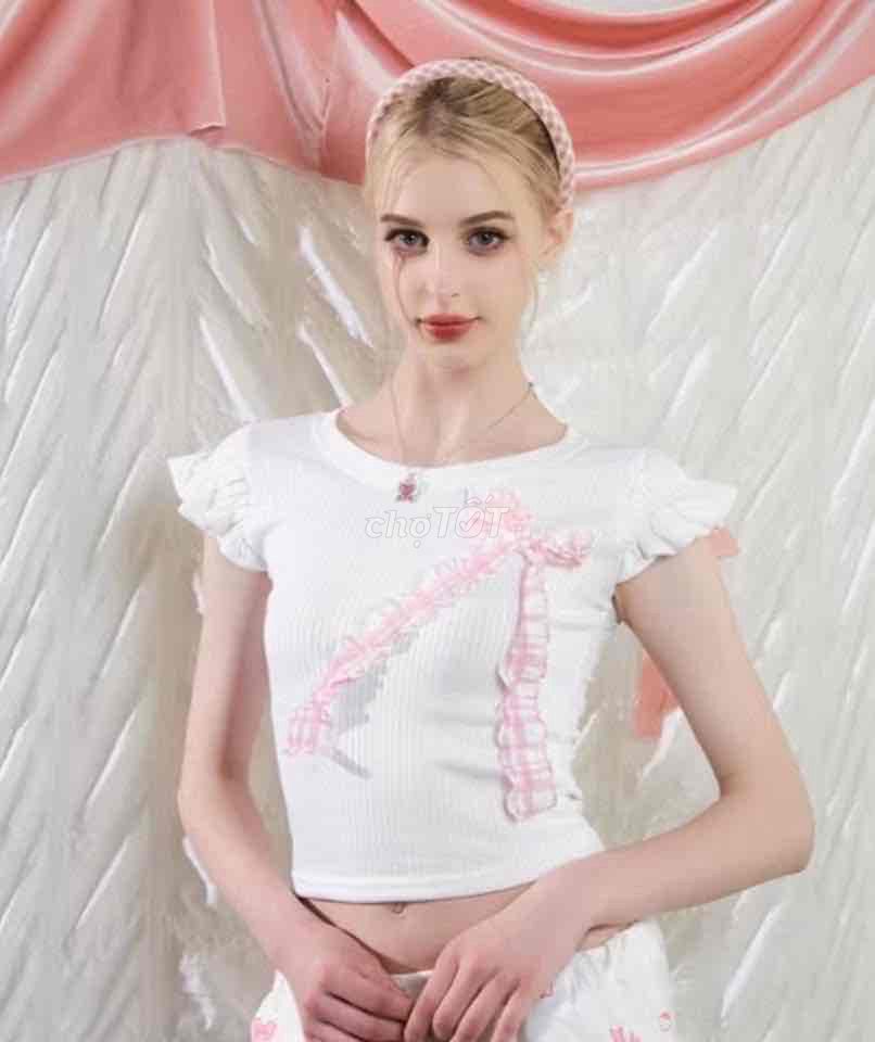 Áo thun Mandmind Nữ Vải gân. Mua bán Quần áo tại Quận Bình Tân Tp Hồ Chí Minh được đăng bởi yến nhii hình 1