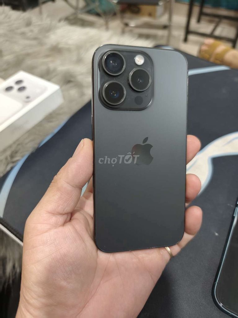Apple iPhone 15 Pro 128GB Đen 98.5%. Mua bán Điện thoại tại Quận Bình Thạnh Tp Hồ Chí Minh được đăng bởi Hoàng Giang hình 1