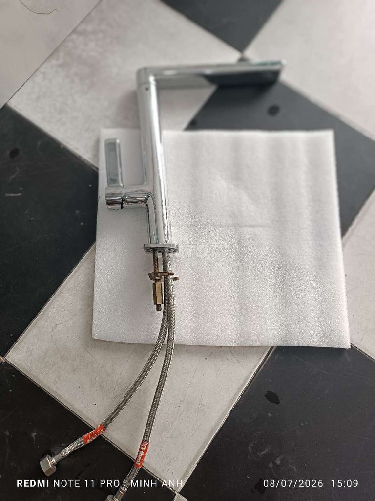 Vòi rửa chén nóng lạnh Teka Đồng thau Bạc. Mua bán Thiết bị vệ sinh, nhà tắm tại Quận 5 Tp Hồ Chí Minh được đăng bởi Anh Huy hình 1