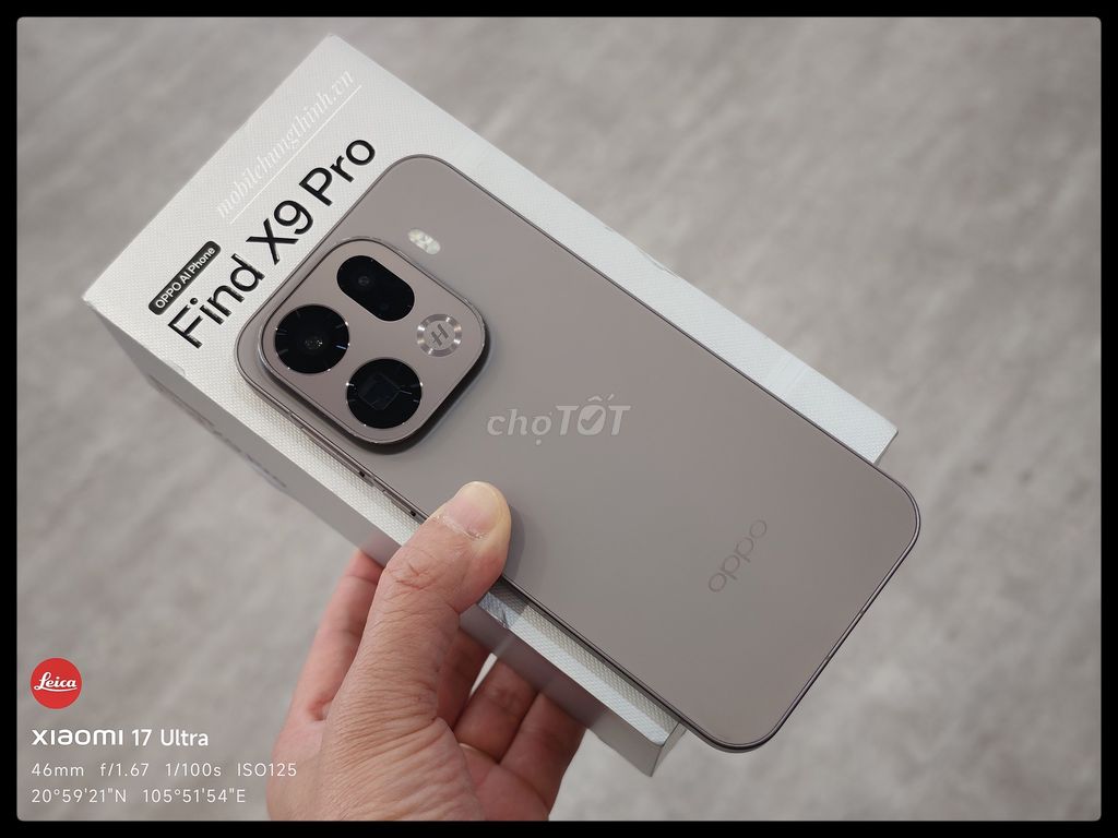Oppo Find X9 Pro 16/512GB full box đẹp xuất sắc . Mua bán Điện thoại tại Quận Hoàng Mai Hà Nội được đăng bởi mobilehungthinh hình 1