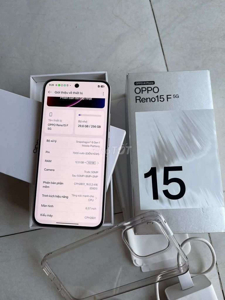OPPO Reno15 F 5G 256GB Hồng. Mua bán Điện thoại tại Huyện Long Điền Bà Rịa - Vũng Tàu được đăng bởi Vô Tâm hình 1
