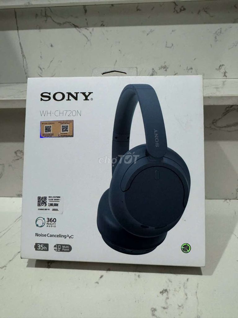 Tai nghe chụp tai Sony WH-CH720N Xanh Chống ồn. Mua bán Tivi, Âm thanh tại Quận Liên Chiểu Đà Nẵng được đăng bởi Tên chưa cung cấp hình 1
