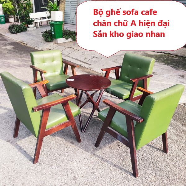Bộ bàn ghế sofa Gỗ, Da,bàn ghế sofa cafe cũ đẹp. Mua bán Bàn ghế tại Quận Gò Vấp Tp Hồ Chí Minh được đăng bởi Kho Đồ cũ Phú Nhàn hình 1