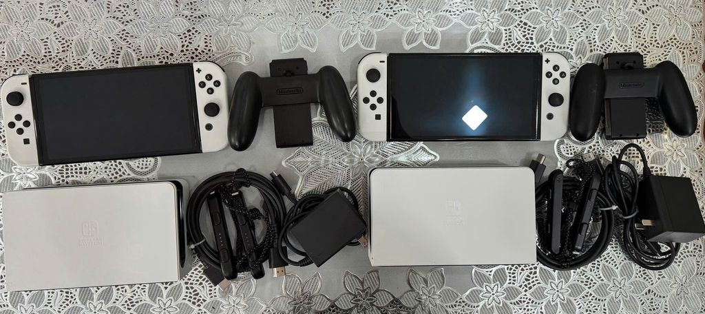 Switch Oled White . Full phụ kiện