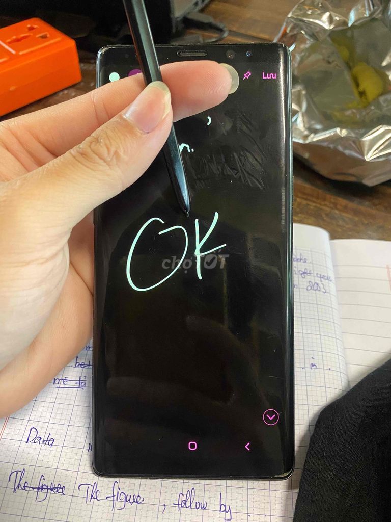 Samsung Note 8 Đen 64GB - Màn Ám - Còn Bút. Mua bán Điện thoại tại Quận Ngũ Hành Sơn Đà Nẵng được đăng bởi hieutran hình 1