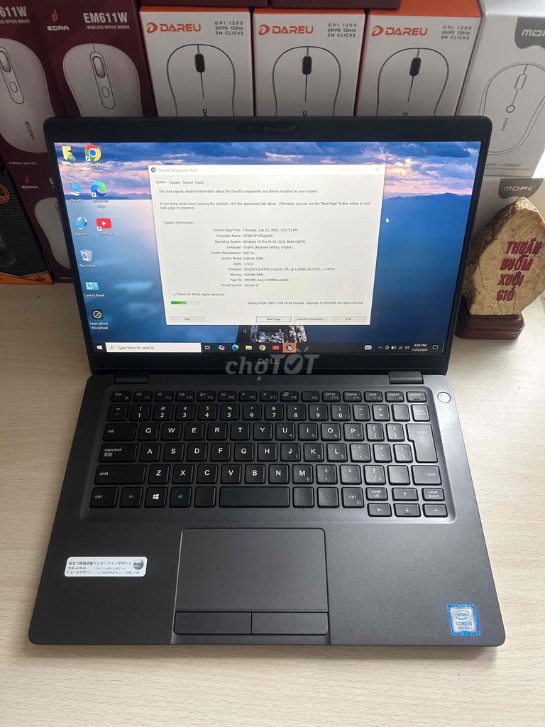 Dell Latitude 5300 i5-8365U/8GB/256GB Full HD 13.3. Mua bán Laptop tại Quận Ninh Kiều Cần Thơ được đăng bởi Truyền PC hình 1