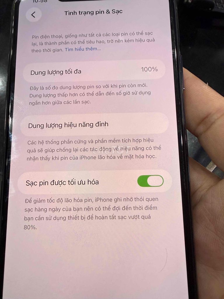 Apple iPhone 11 Pro Max Đã thay pin. Mua bán Điện thoại tại Quận 5 Tp Hồ Chí Minh được đăng bởi Thả Nguyễn hình 1