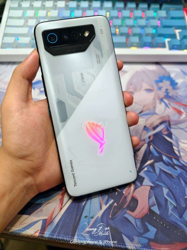 Rogphone 7 bản 8-256 màu trắng. Mua bán Điện thoại tại Quận Hà Đông Hà Nội được đăng bởi Đạo Nguyễn hình 1