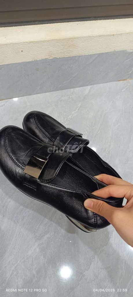 Giày lười nữ da size 38. Mua bán Giày dép tại Quận Hà Đông Hà Nội được đăng bởi Tran Linh hình 1