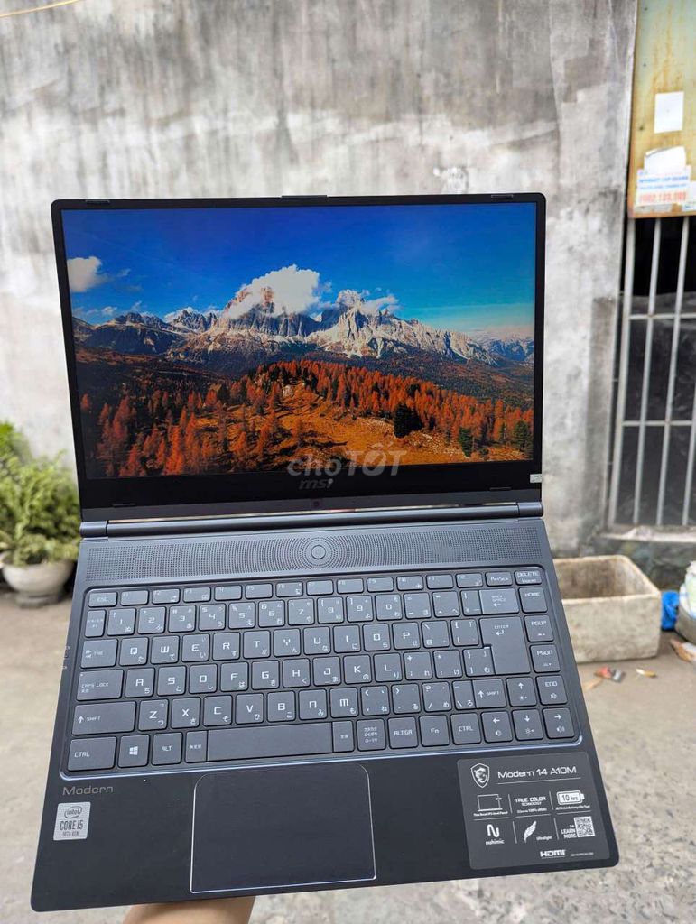 MSI Modern 14 i5-10th 14 inch 8GB/256GB. Mua bán Laptop tại Quận Cái Răng Cần Thơ được đăng bởi Thái Duy Làm Lap hình 1