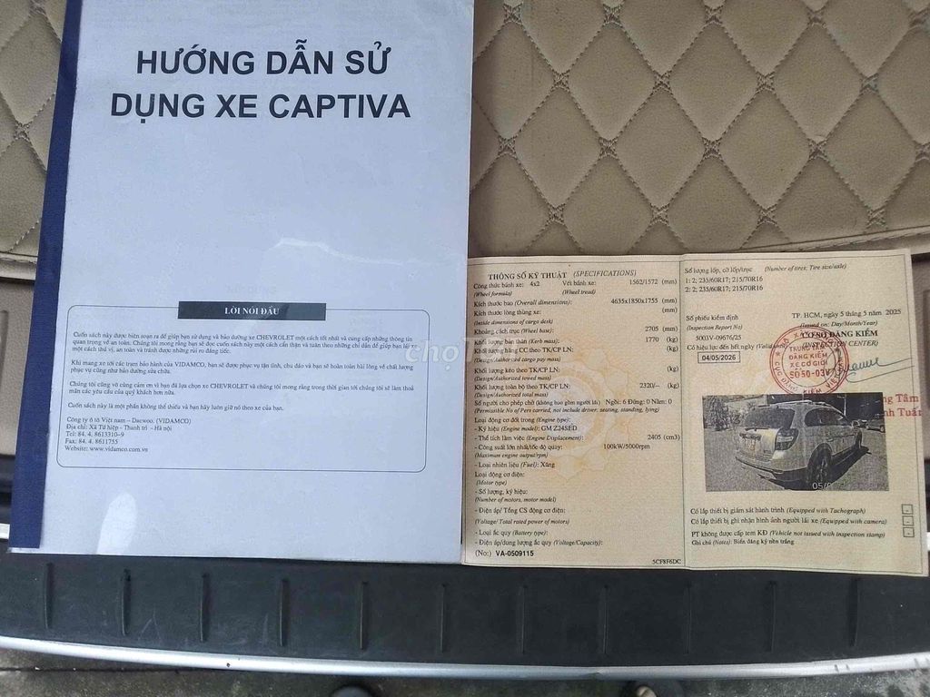 XE CHEVROLET CAPTIVA 2008 7 CHỖ LT 2.4. Mua bán Ô tô tại Thành phố Biên Hòa Đồng Nai được đăng bởi Cường hình 17