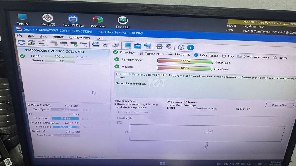 Ổ cứng HDD Seagate SkyHawk  4TB. Mua bán Linh kiện (RAM, Card...) tại Thị xã Bến Cát Bình Dương được đăng bởi Hoàng Võ hình 1
