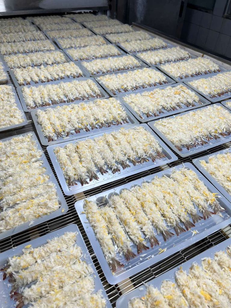 Tôm tẩm bột xù chưa chiên. Mua bán Đồ ăn, thực phẩm và các loại khác tại Thành phố Sóc Trăng Sóc Trăng được đăng bởi NGUYỄN HỒ   hình 1