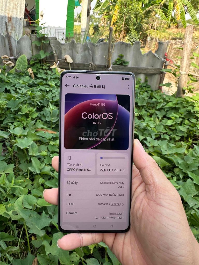 Oppo Reno 11 5G 256GB Xám. Mua bán Điện thoại tại Huyện Gò Công Đông Tiền Giang được đăng bởi Phong Vũ hình 1