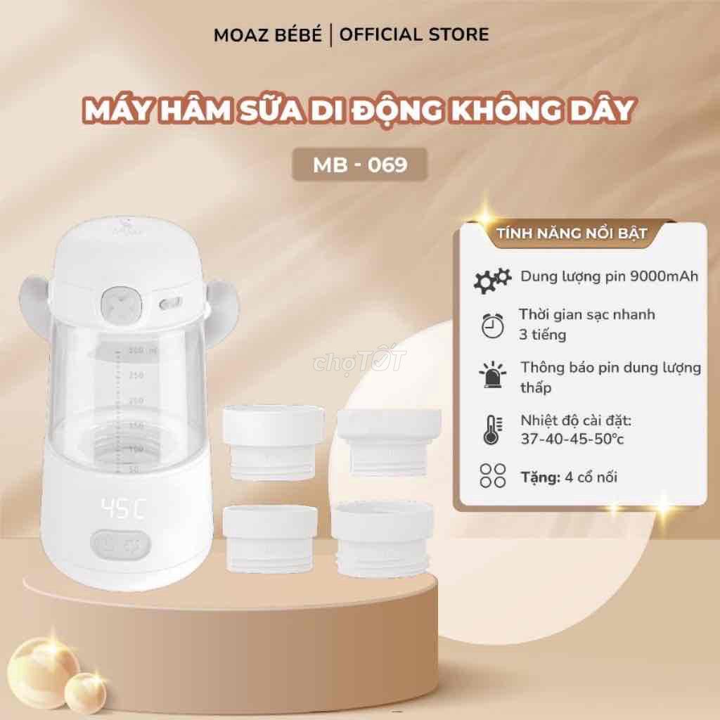 Máy hâm sữa di động Moaz BéBé MB – 069