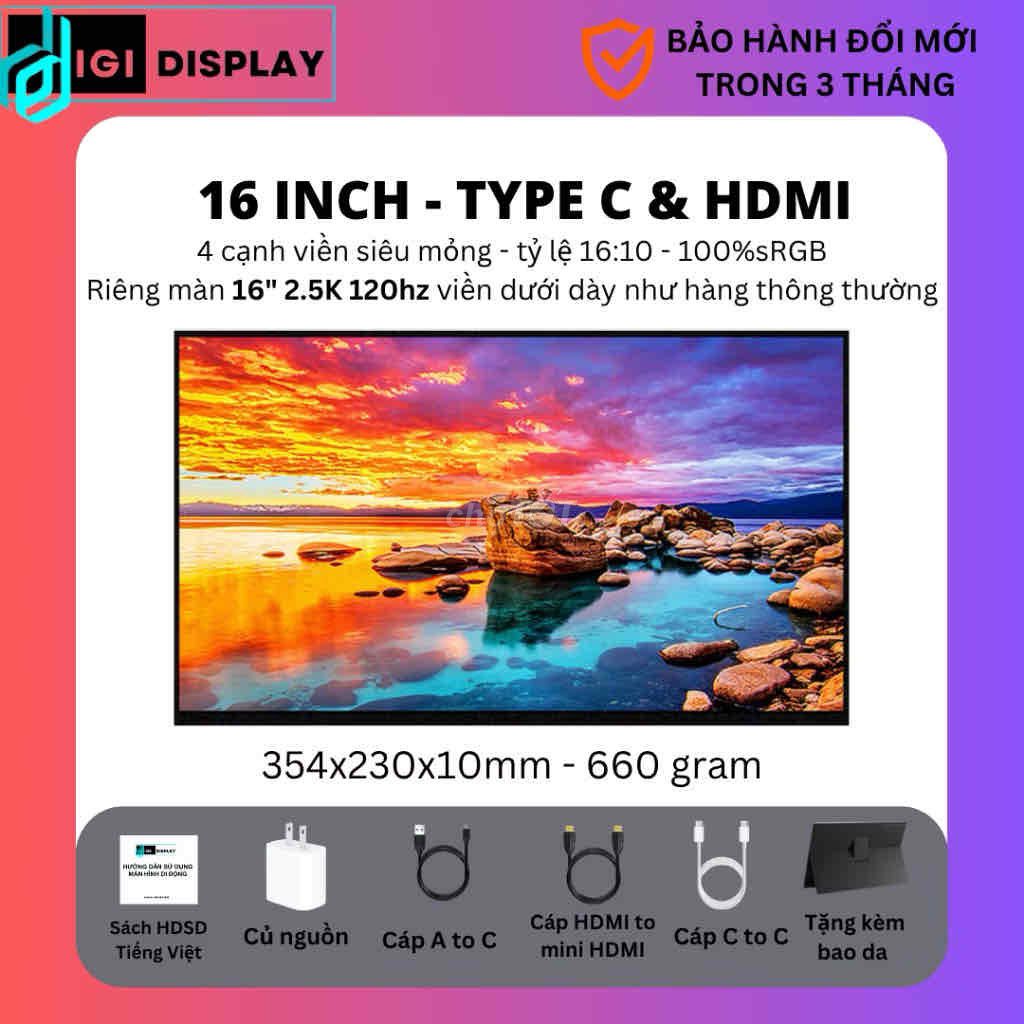 Màn hình di động cảm ứng 16 inch 144Hz. Mua bán Phụ kiện (Màn hình, Chuột...) tại Huyện Mường Khương Lào Cai được đăng bởi Hoàng Gin hình 1