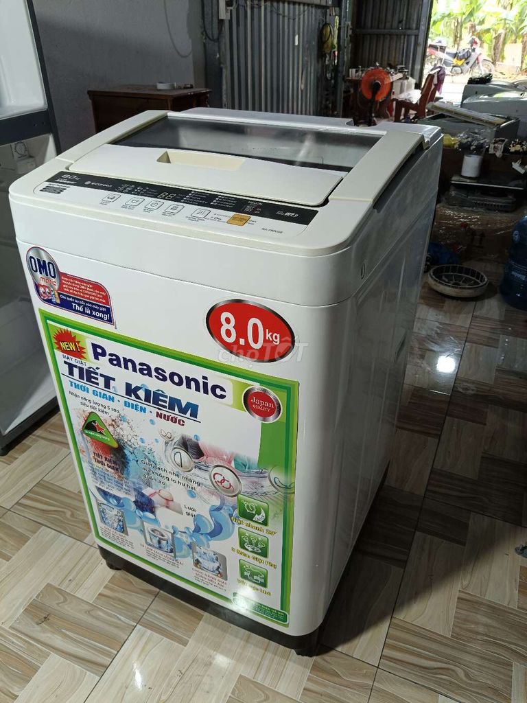 Máy giặt Panasonic 8 kg. Máy đời mới.BH 06 tháng