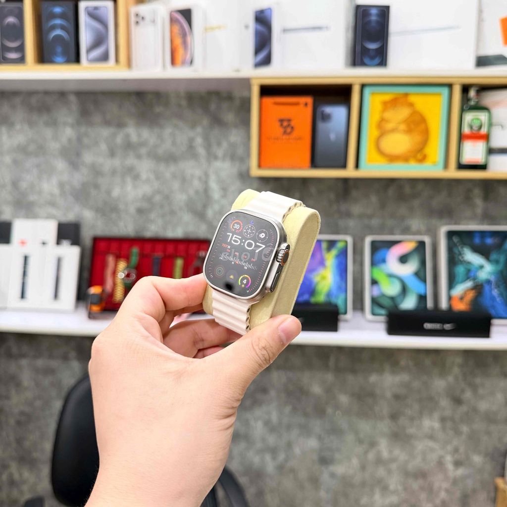 Apple Watch Ultra 1 lướt đẹp ocean. Mua bán Thiết bị đeo thông minh tại Quận Thanh Xuân Hà Nội được đăng bởi Dtech store hình 1