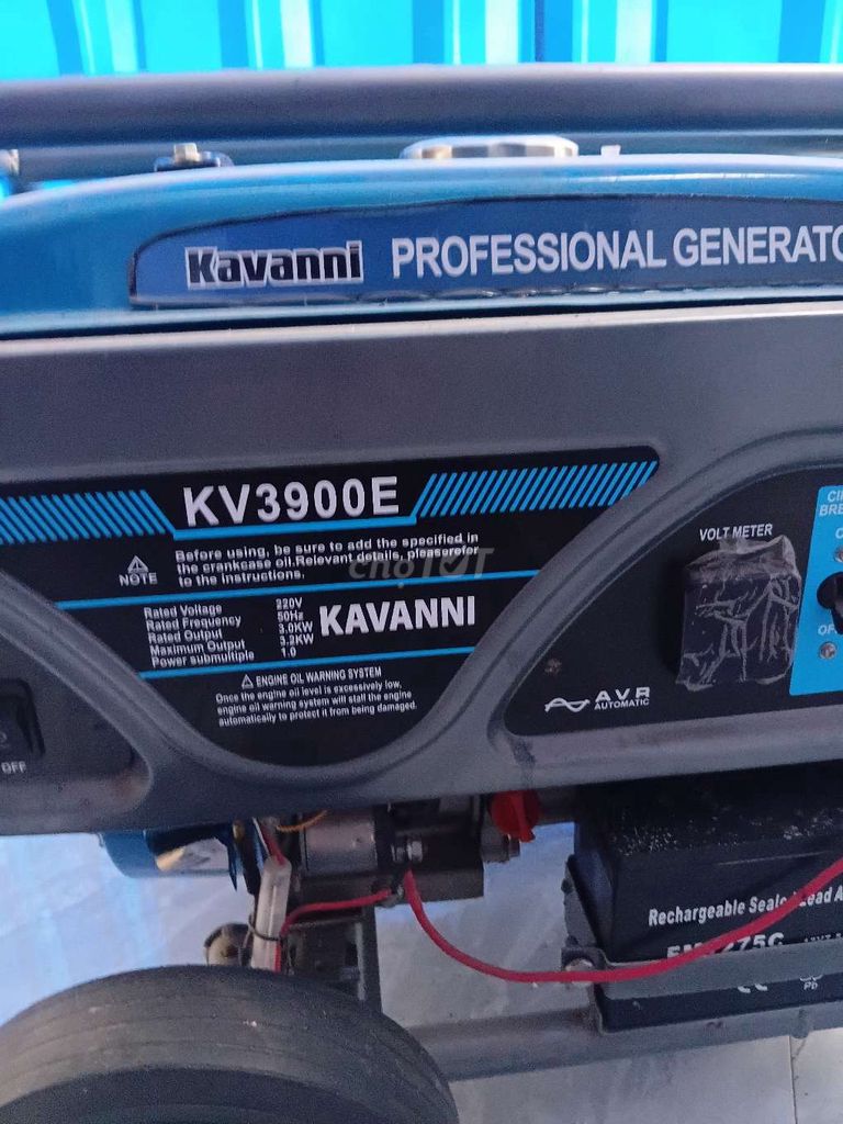 Máy phát điện Kavanni KV3900E Xanh dương mới. Mua bán Đồ chuyên dụng, Giống nuôi trồng tại Huyện Thanh Hà Hải Dương được đăng bởi Văn Tính hình 1