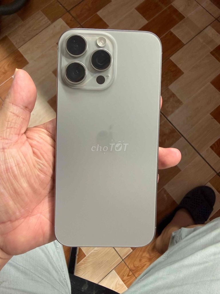 iPhone 16 Pro Max 256GB titan /đẹp 99% / pin 100%. Mua bán Điện thoại tại Huyện Bình Chánh Tp Hồ Chí Minh được đăng bởi giaumanh hình 1