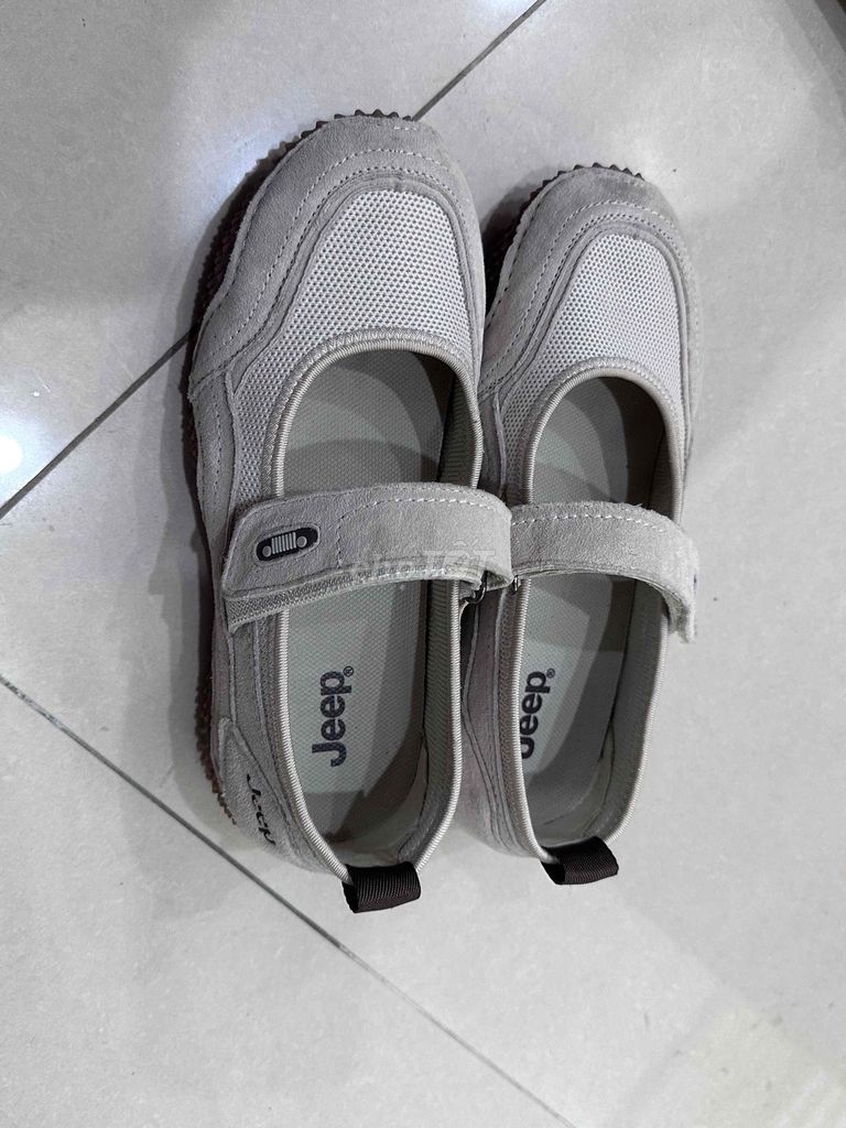 Giày bệt nữ Jeep xám size 37-39. Mua bán Giày dép tại Quận Sơn Trà Đà Nẵng được đăng bởi huynhphuong hình 1