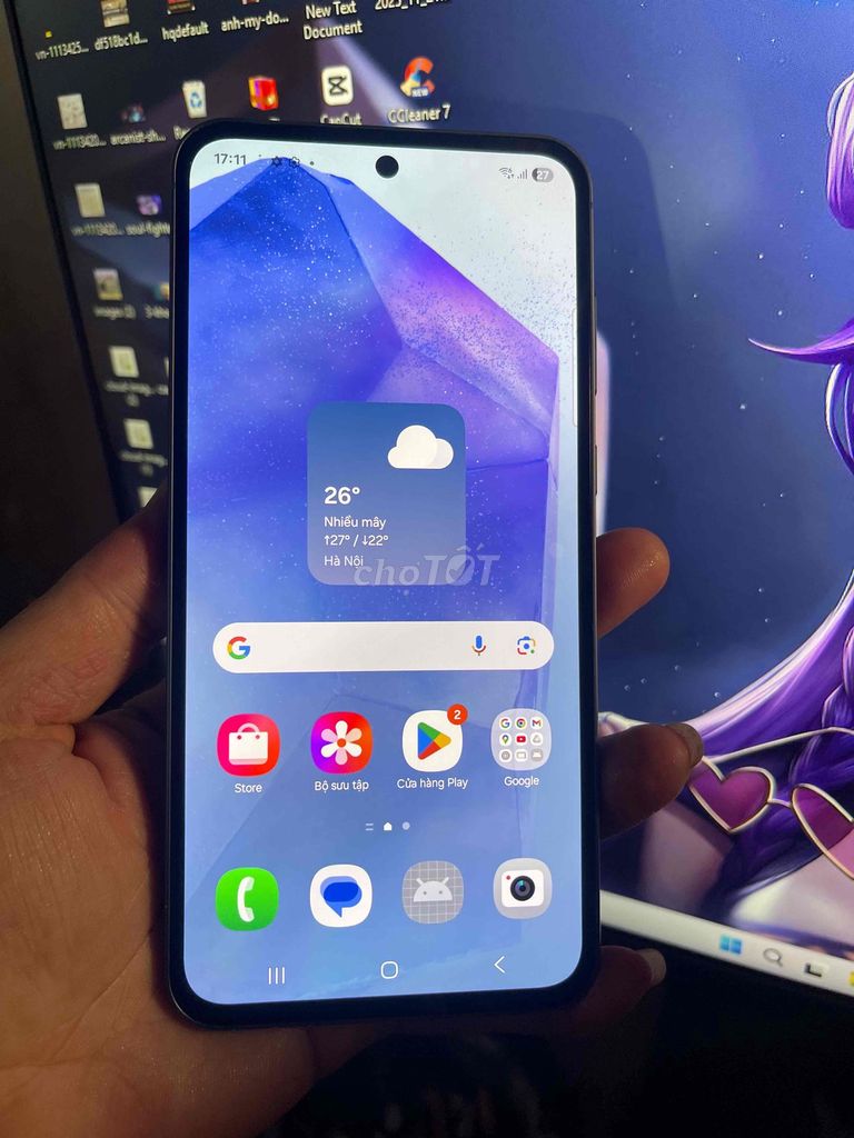 Samsung A55 5G 8GB/256GB Đen. Mua bán Điện thoại tại Huyện Châu Thành Kiên Giang được đăng bởi DD Computer TH hình 1