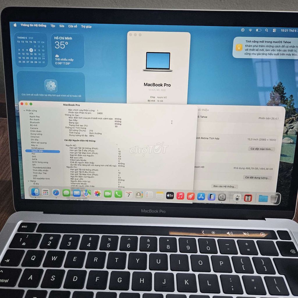 Apple MacBook Pro M2/ 16GB/512GB. Mua bán Laptop tại Quận Ba Đình Hà Nội được đăng bởi trần tuấn anh hình 1