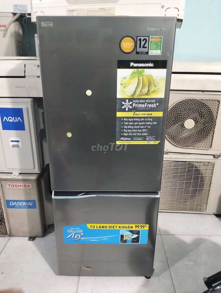 Tủ lạnh Panasonic Inverter Xám 255L. Mua bán Tủ lạnh tại Quận 7 Tp Hồ Chí Minh được đăng bởi Huynhvanthanh hình 1