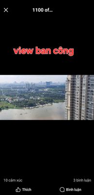 Chính Chủ Bán C2 31 10. Tầng cao view sông , quận 2 thoáng mát