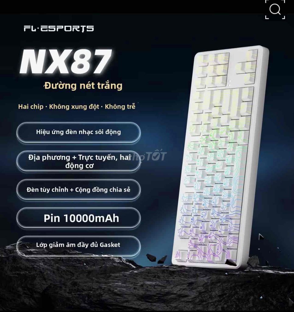KIT NX87 TKL 87 phím. Mua bán Phụ kiện (Màn hình, Chuột...) tại Quận Bắc Từ Liêm Hà Nội được đăng bởi nghĩa nguyênz hình 1