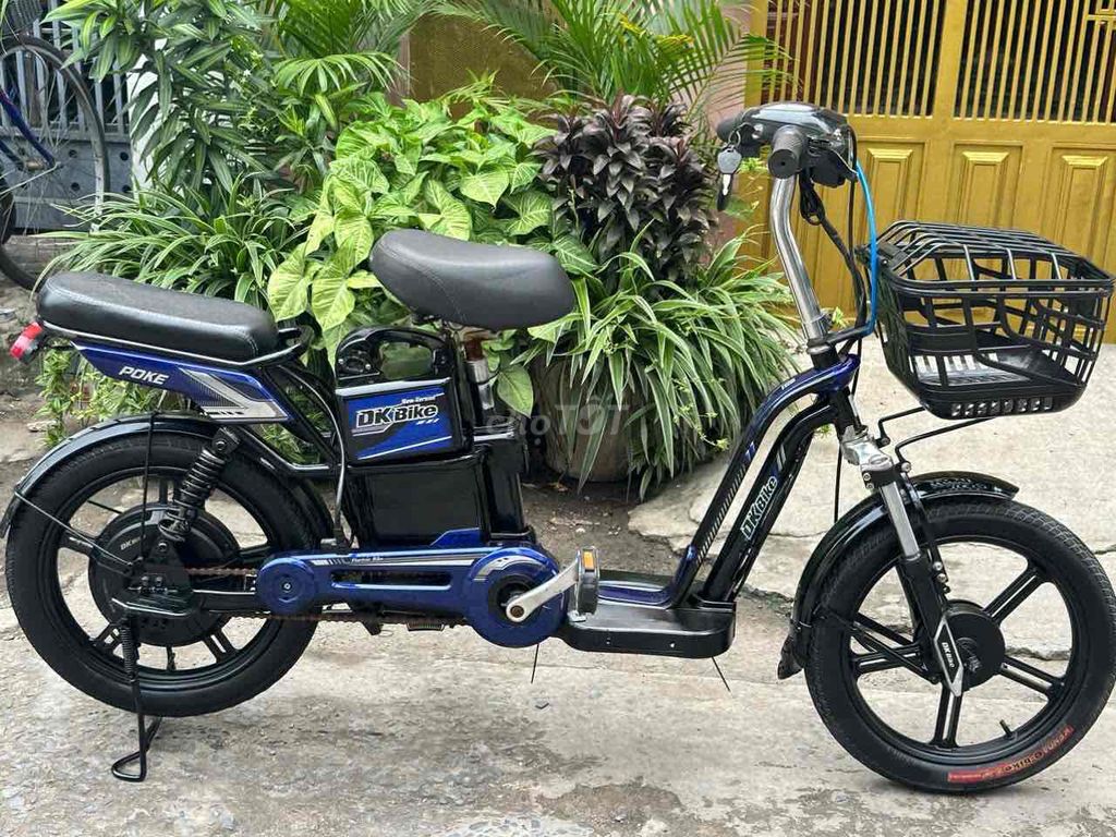 Xe điện DKbike chính hãng. chạy êm phuộc trước sau