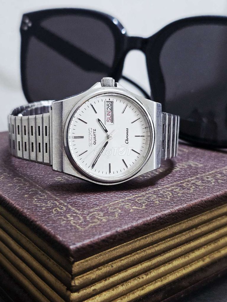Đồng hồ Seiko Chronos Nam Bạc. Mua bán Đồng hồ tại Quận Gò Vấp Tp Hồ Chí Minh được đăng bởi My hình 1