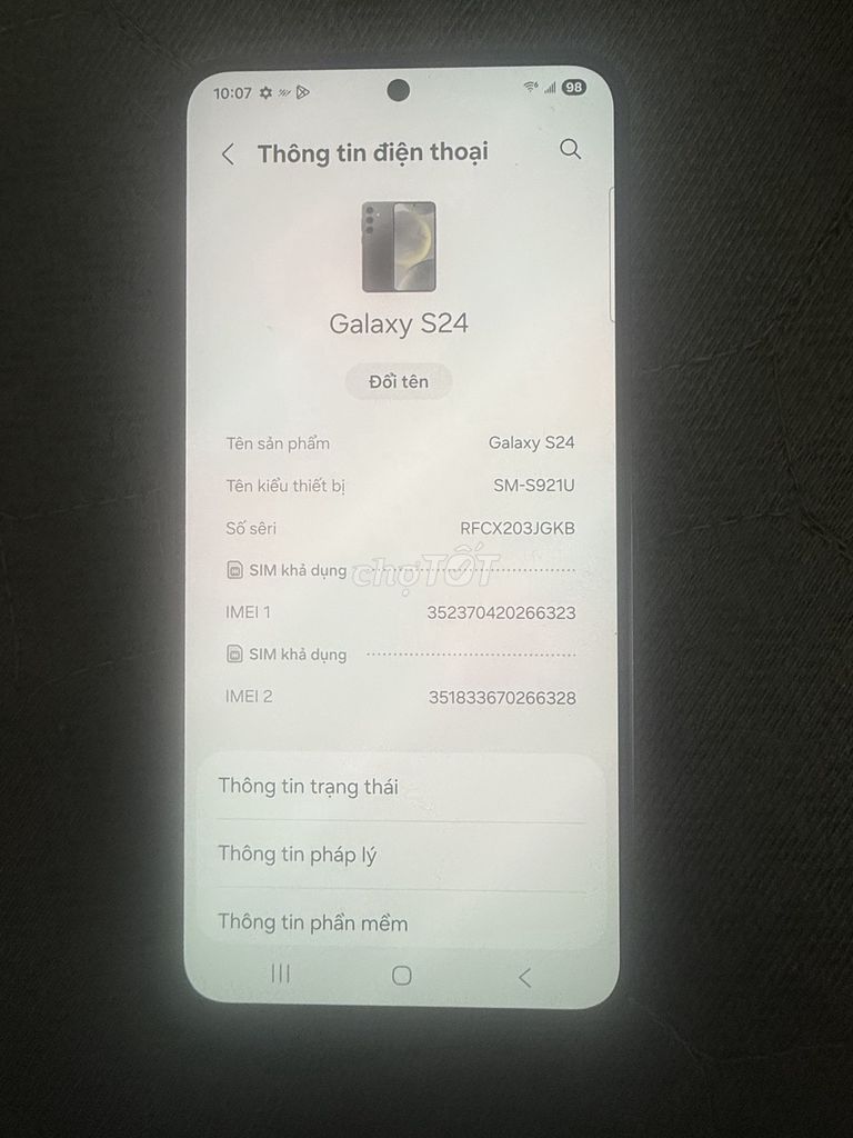Samsung Galaxy S24. Mua bán Điện thoại tại Thành phố Nha Trang Khánh Hòa được đăng bởi Huỳnh quốc tuấn hình 1