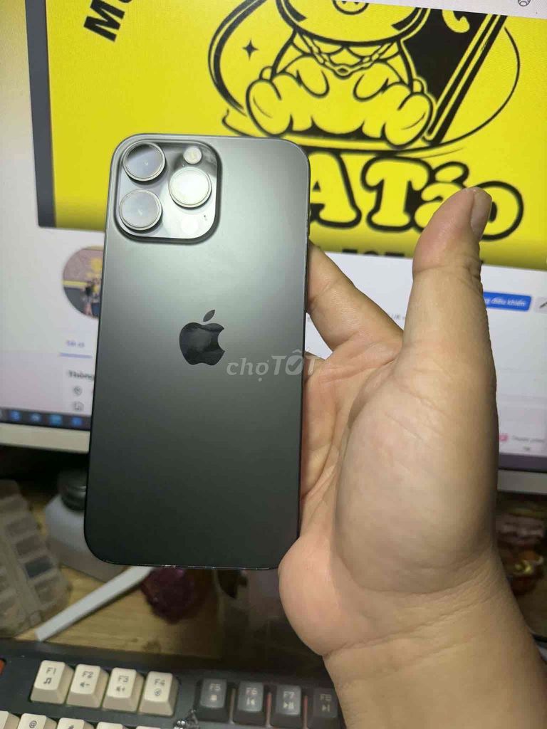 Apple iPhone 16 Pro Max 256GB Xám. Mua bán Điện thoại tại Quận Bình Thạnh Tp Hồ Chí Minh được đăng bởi Trang hình 1