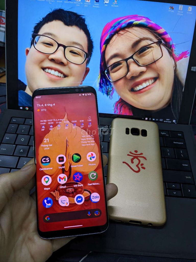 Samsung Galaxy S8 Đen 2 sim Vật..nhau.. Mua bán Điện thoại tại Quận Thanh Xuân Hà Nội được đăng bởi Om hình 1