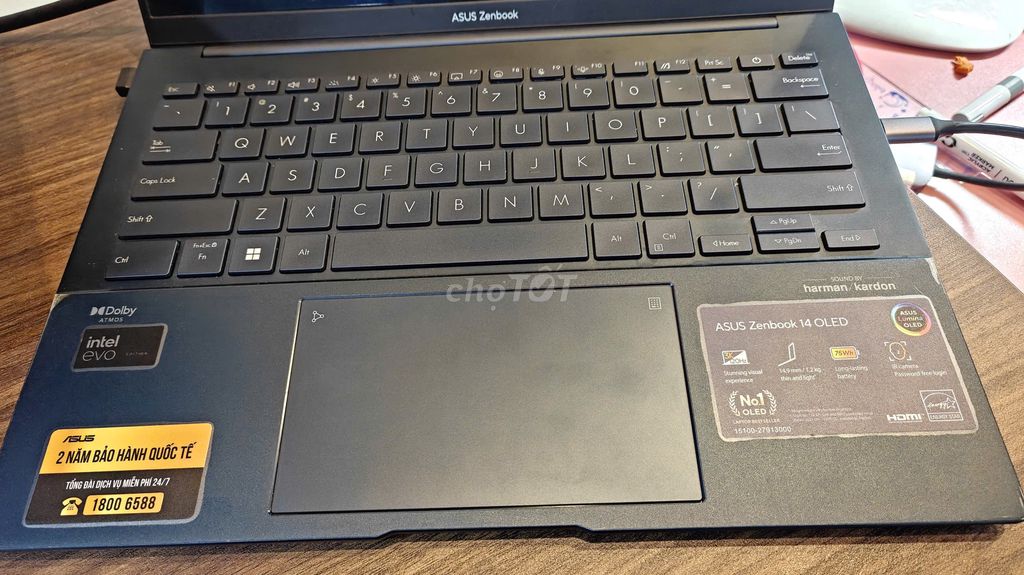 ASUS Zenbook 14 OLED Ultra 16GB/512GB 99%. Mua bán Laptop tại Quận Phú Nhuận Tp Hồ Chí Minh được đăng bởi Hoang Anh Vo hình 1