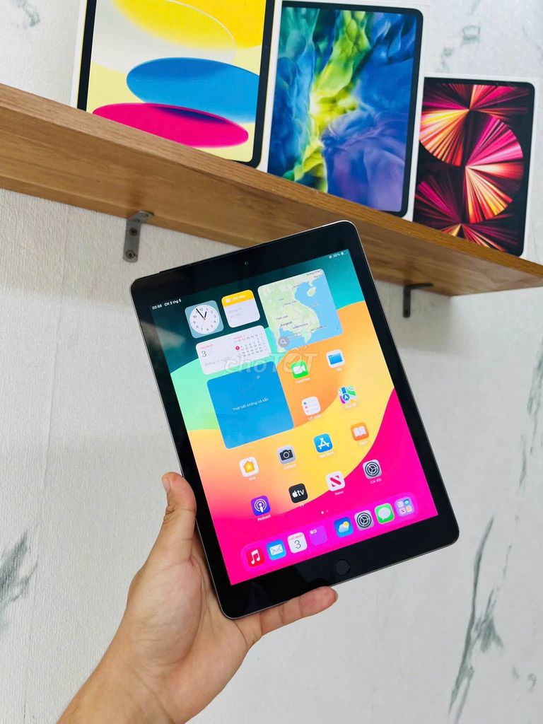 Apple iPad Gen 6 4G Xám 32GB Like New. Mua bán Máy tính bảng tại Quận Đống Đa Hà Nội được đăng bởi Hội Đồ Điện Tử hình 1
