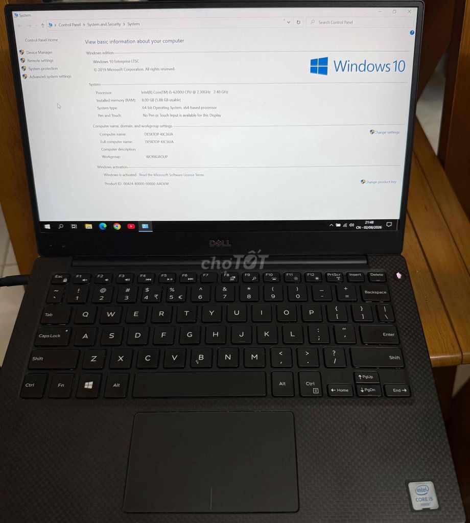 Dell XPS 13 9350 i5-6200U 8GB Bạc Like New. Mua bán Laptop tại Quận 7 Tp Hồ Chí Minh được đăng bởi Q hình 1