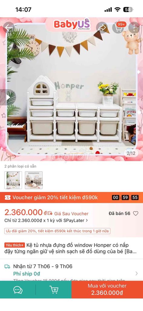 Kệ tủ đựng đồ Honper Nhựa Trắng. Mua bán Mẹ và bé tại Quận 4 Tp Hồ Chí Minh được đăng bởi Linh hình 1