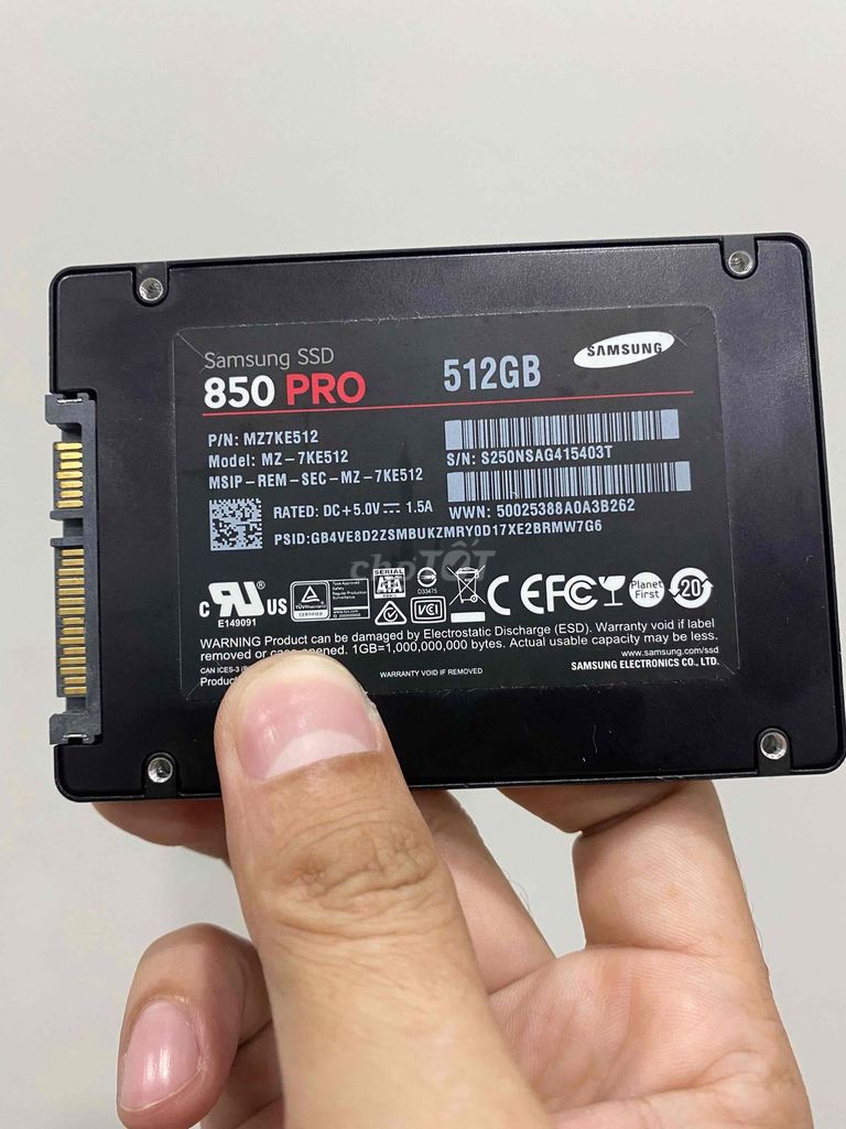 Ổ cứng Ssd Samsung Pro 512G cao cấp Bảo hành đủ