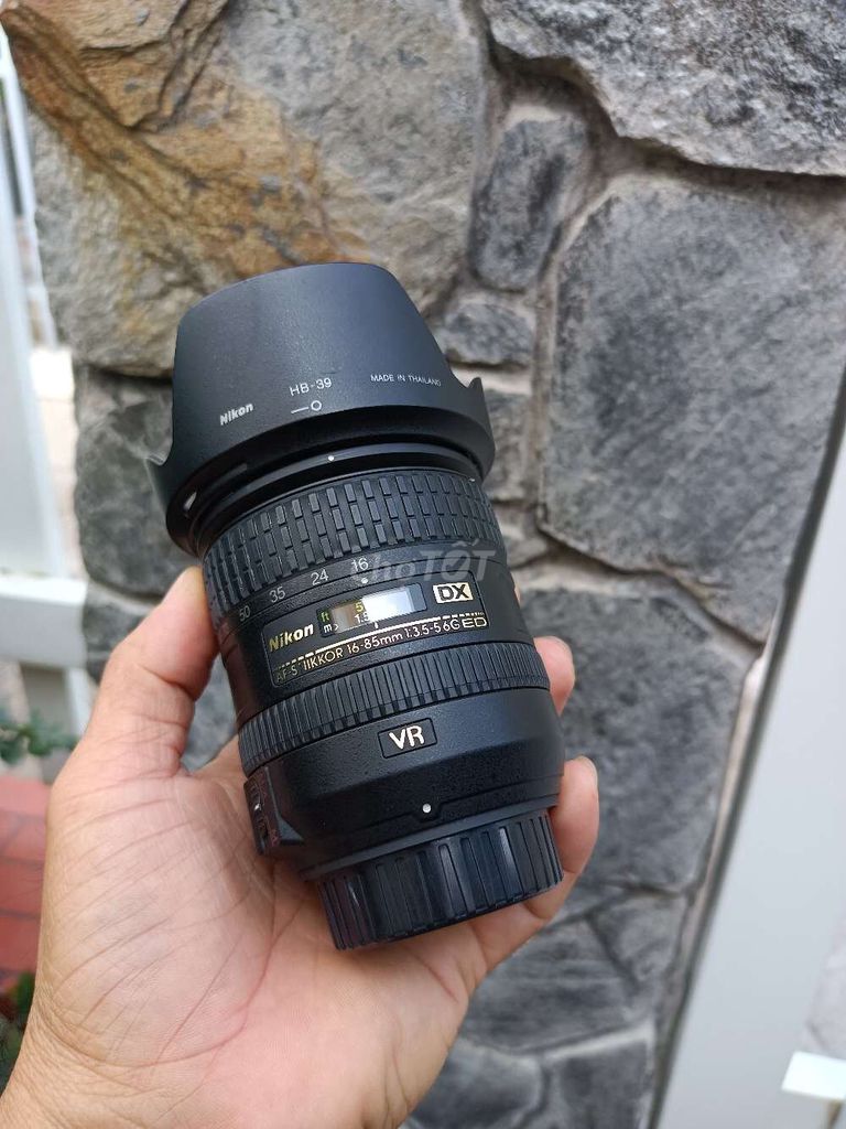 Ống kính Nikon 16-85mm f/3.5-5.6G VR Đen. Mua bán Máy ảnh, Máy quay tại Thành phố Long Xuyên An Giang được đăng bởi Lý Phước Hảo hình 1