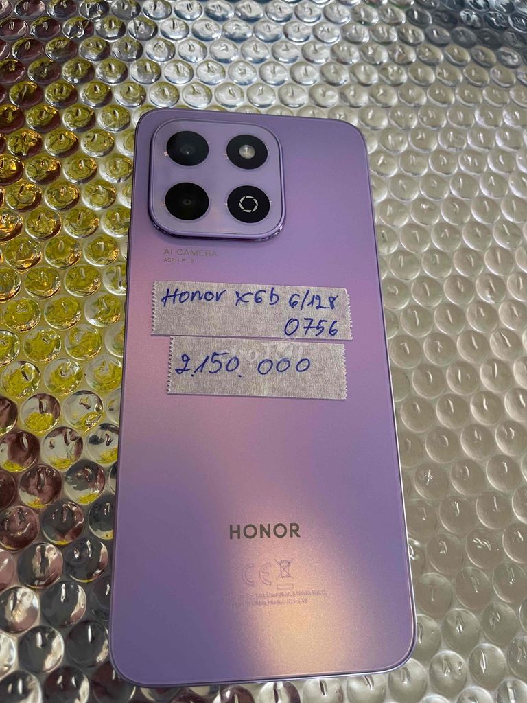 Honor X6B 128GB Tím. Mua bán Điện thoại tại Quận Ninh Kiều Cần Thơ được đăng bởi Cầm Đồ Anh Quý hình 1
