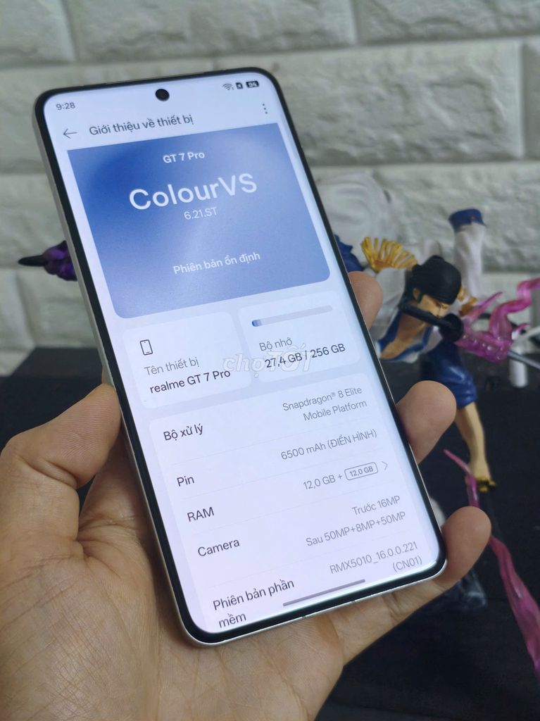 Realme GT 7 Pro 12/256GB Full Box 🚀 Flagship. Mua bán Điện thoại tại Thị xã Hương Thủy Thừa Thiên Huế được đăng bởi MiPhoneZ hình 1
