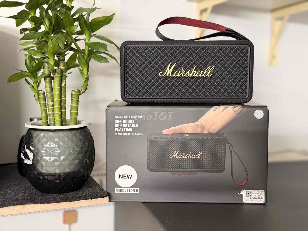 Loa Bluetooth Marshall Middleton 2 Đen ASH. Mua bán Tivi, Âm thanh tại Quận Gò Vấp Tp Hồ Chí Minh được đăng bởi Nguyễn Thuận hình 1
