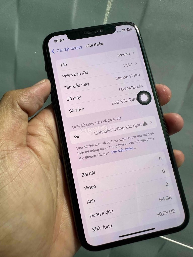 iphone 11 pro 64gb quốc tế