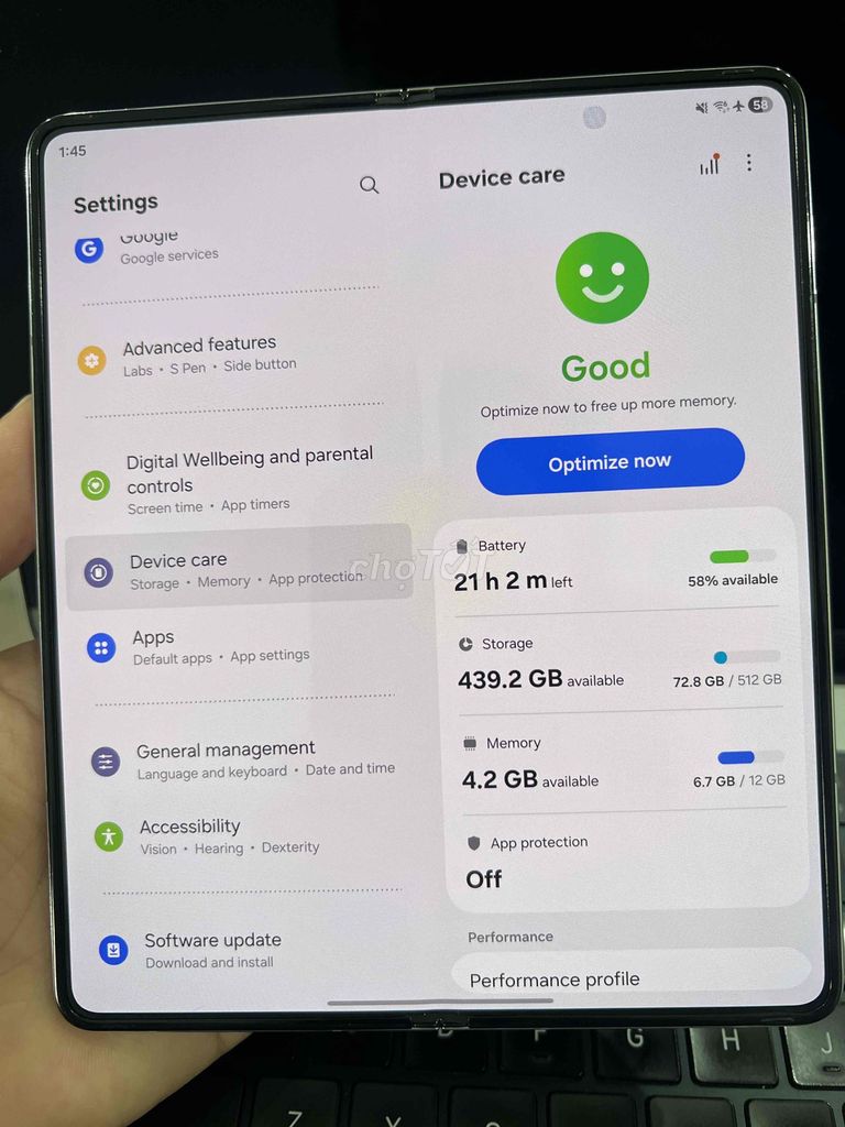 Samsung Z Fold5 chính hãng VN 12/512G zin fullbox. Mua bán Điện thoại tại Quận 12 Tp Hồ Chí Minh được đăng bởi Huy hình 1