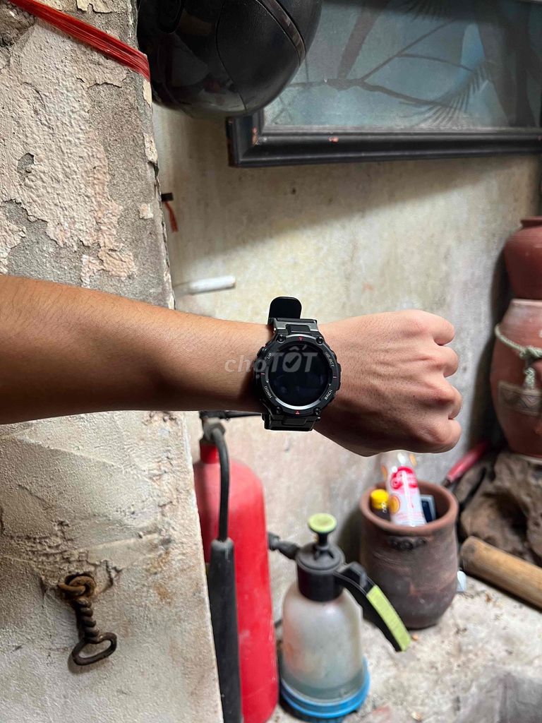 Amazfit T-Rex Pro Đen. Mua bán Thiết bị đeo thông minh tại Quận Hoàn Kiếm Hà Nội được đăng bởi Chuyên bàn ghế gỗ  hình 1